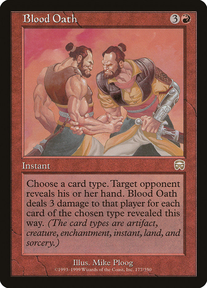 Blood Oath [Mercadian Masques] | Game Grid - Logan