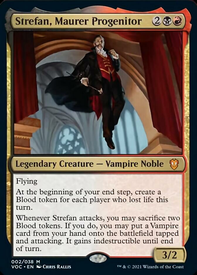 Strefan, Maurer Progenitor [Innistrad: Crimson Vow Commander] | Game Grid - Logan