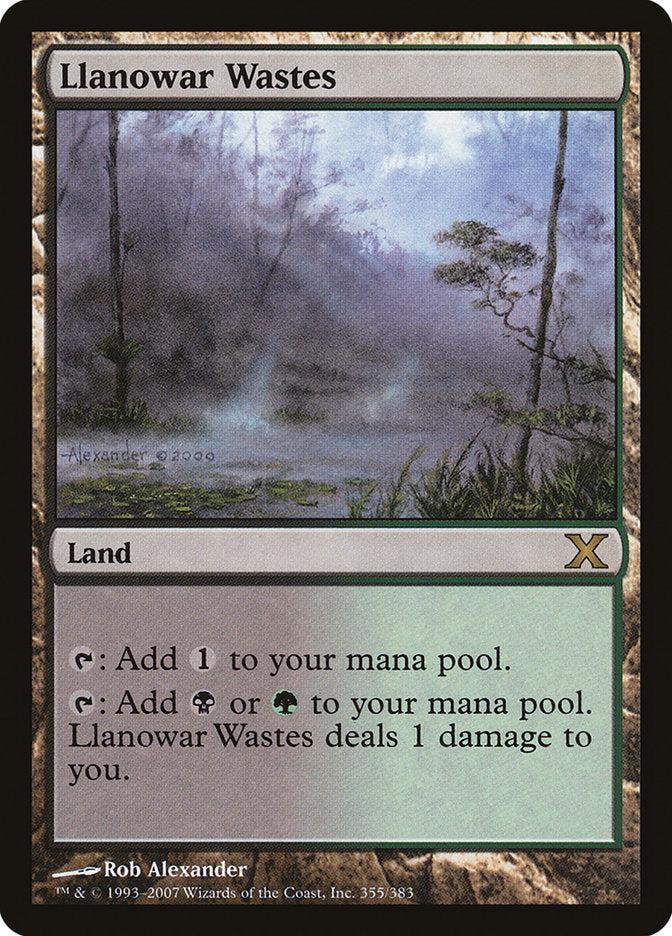 Llanowar Wastes [Tenth Edition] | Game Grid - Logan
