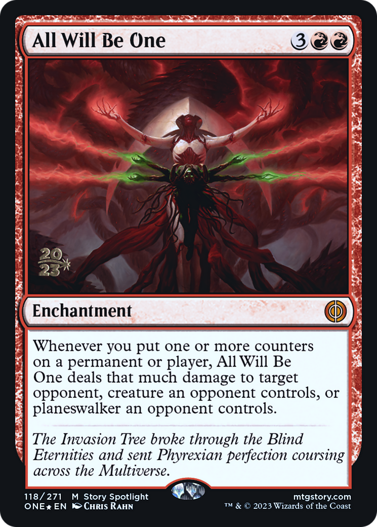 All Will Be One [Phyrexia: All Will Be One Prerelease Promos] | Game Grid - Logan