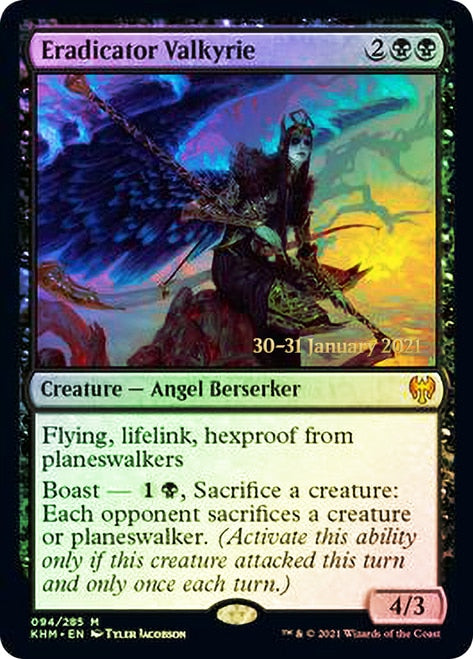 Eradicator Valkyrie [Kaldheim Prerelease Promos] | Game Grid - Logan