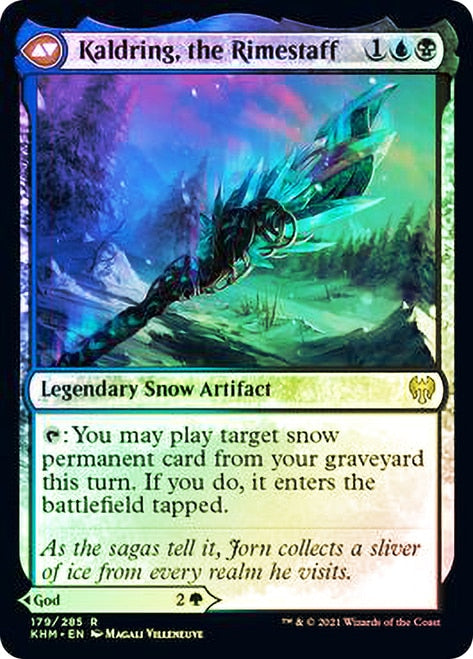 Jorn, God of Winter // Kaldring, the Rimestaff [Kaldheim Prerelease Promos] | Game Grid - Logan