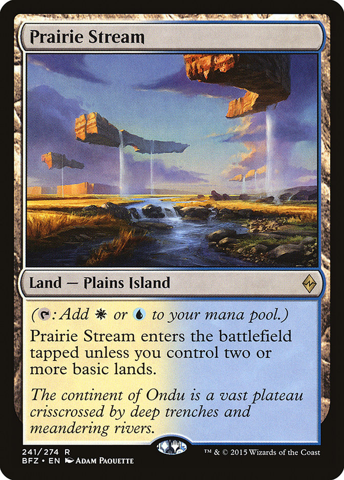 Prairie Stream [Battle for Zendikar] | Game Grid - Logan