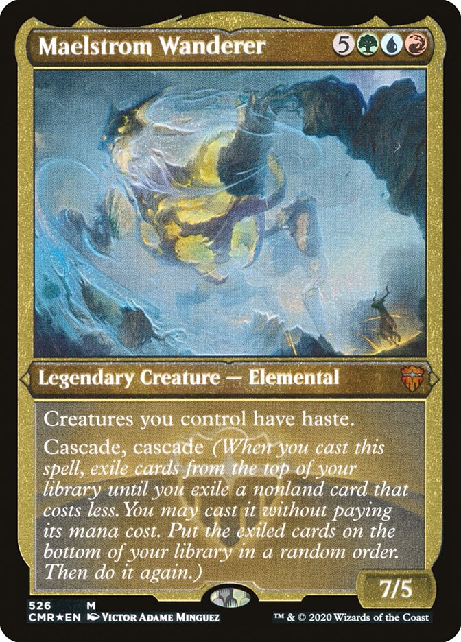 Maelstrom Wanderer (Etched) [Commander Legends] | Game Grid - Logan