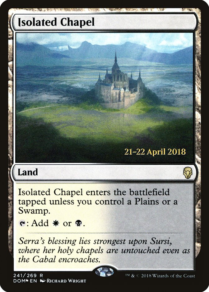 Isolated Chapel [Dominaria Prerelease Promos] | Game Grid - Logan