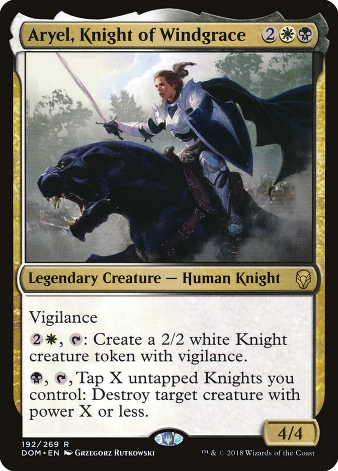 Aryel, Knight of Windgrace [Dominaria] | Game Grid - Logan