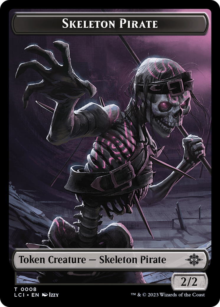 Map // Skeleton Pirate Double-Sided Token [The Lost Caverns of Ixalan Commander Tokens] | Game Grid - Logan