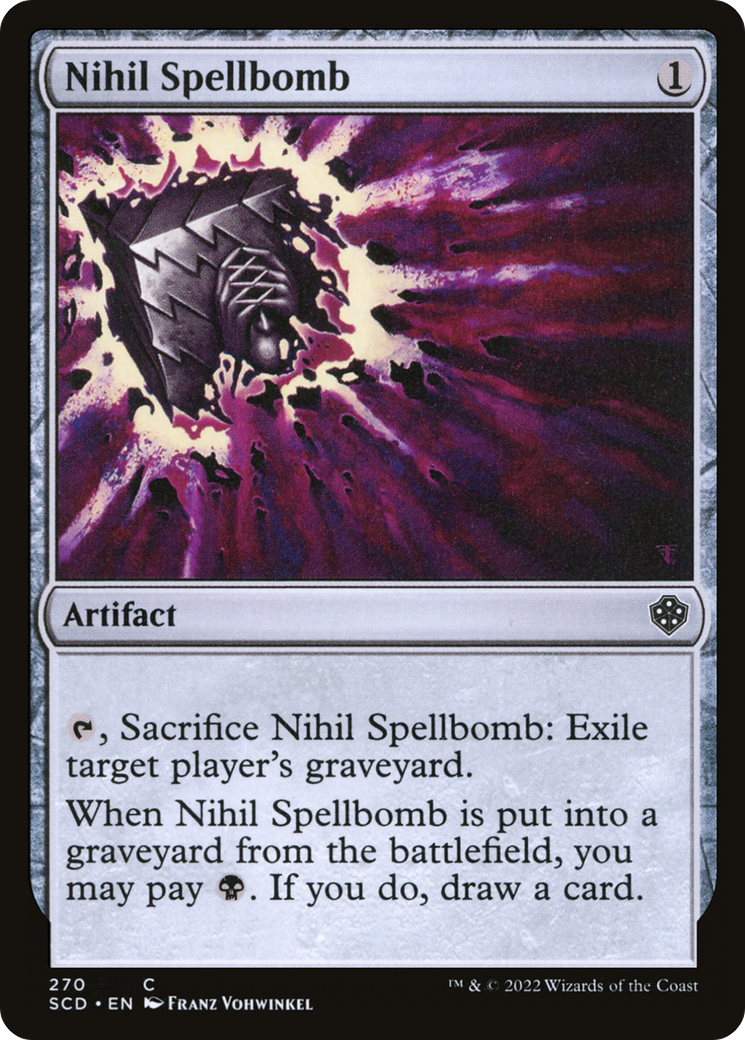 Nihil Spellbomb [Starter Commander Decks] | Game Grid - Logan