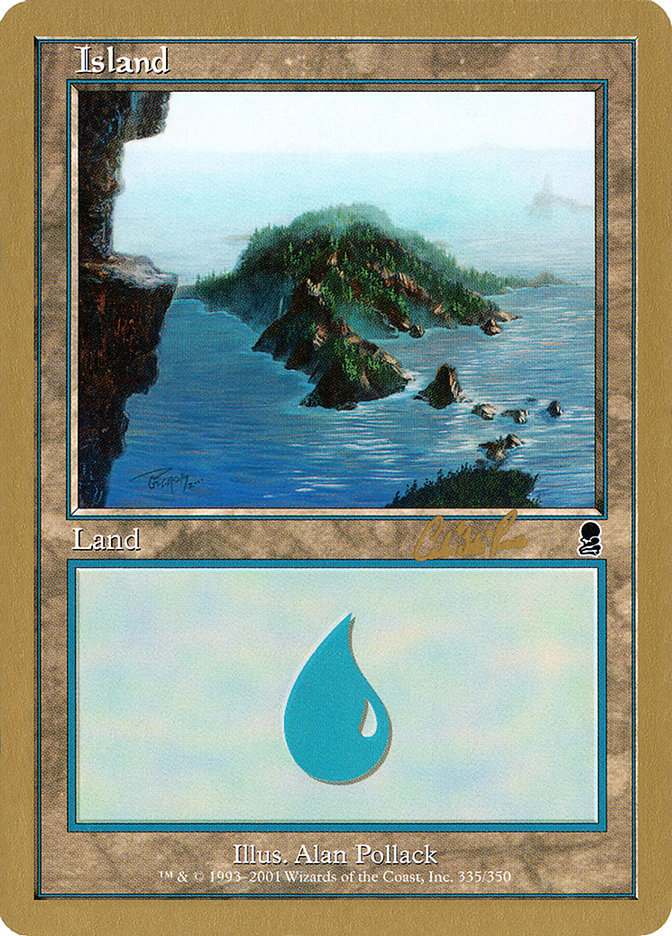 Island (cr335) (Carlos Romao) [World Championship Decks 2002] | Game Grid - Logan