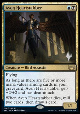 Aven Heartstabber (Promo Pack) [Streets of New Capenna Promos] | Game Grid - Logan