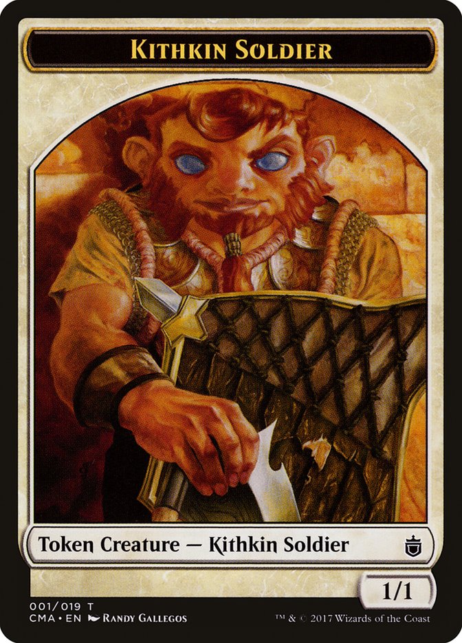 Kithkin Soldier Token [Commander Anthology Tokens] | Game Grid - Logan