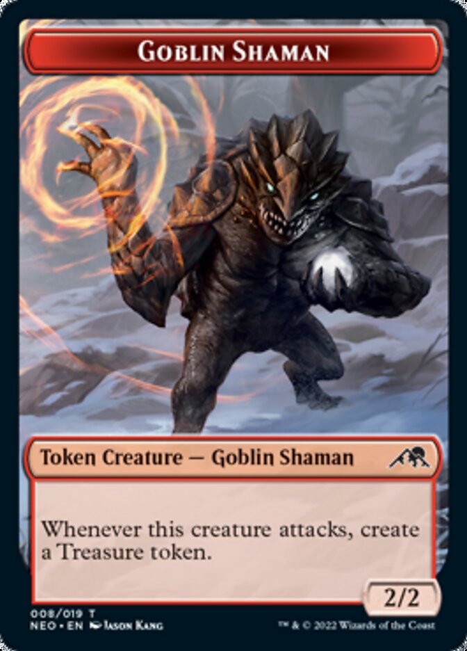 Goblin Shaman Token [Kamigawa: Neon Dynasty Tokens] | Game Grid - Logan