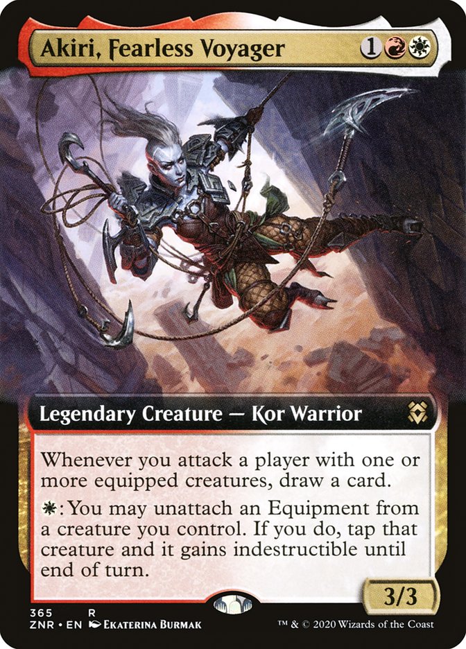 Akiri, Fearless Voyager (Extended Art) [Zendikar Rising] | Game Grid - Logan