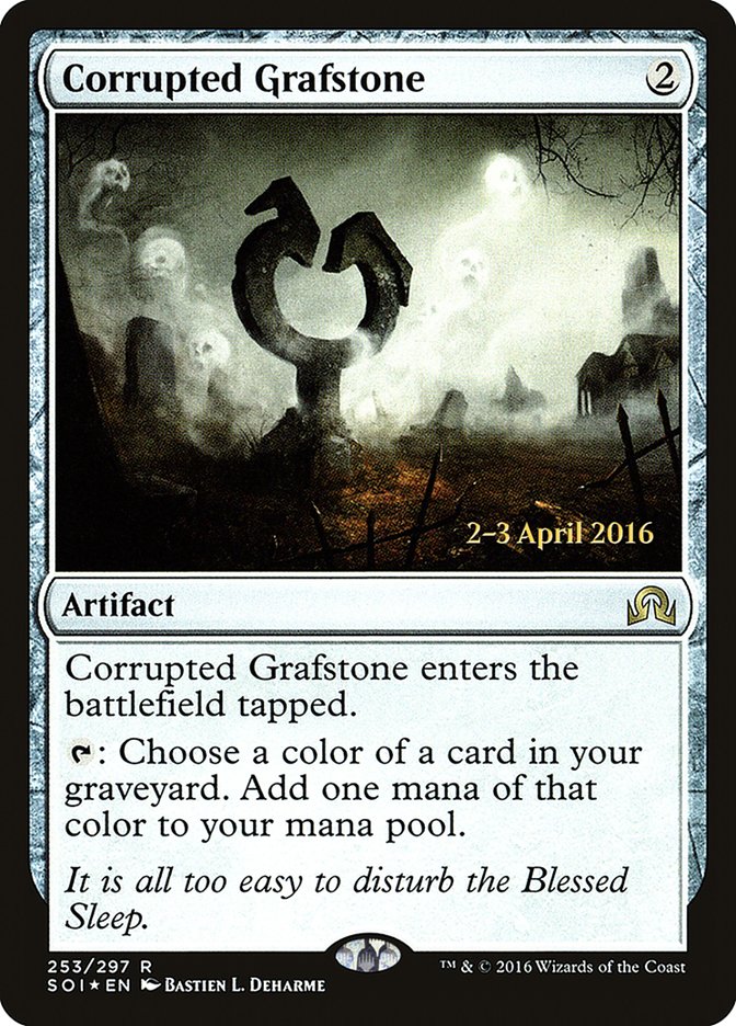 Corrupted Grafstone [Shadows over Innistrad Prerelease Promos] | Game Grid - Logan