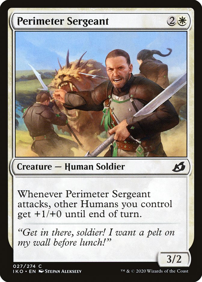 Perimeter Sergeant [Ikoria: Lair of Behemoths] | Game Grid - Logan