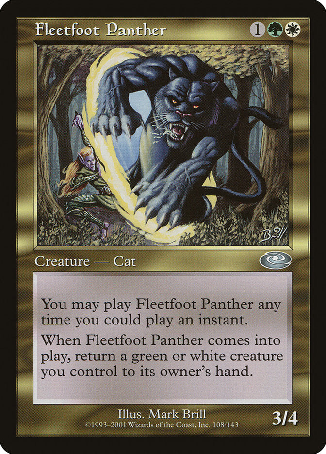 Fleetfoot Panther [Planeshift] | Game Grid - Logan