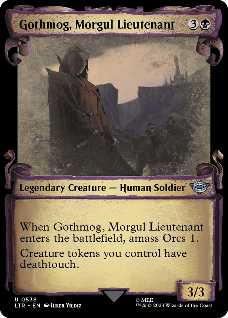 Gothmog, Morgul Lieutenant [The Lord of the Rings: Tales of Middle-Earth Showcase Scrolls] | Game Grid - Logan