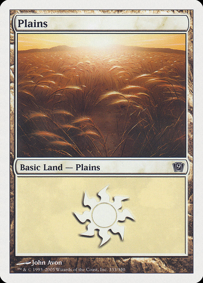 Plains (333) [Ninth Edition] | Game Grid - Logan