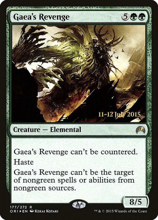 Gaea's Revenge [Magic Origins Prerelease Promos] | Game Grid - Logan