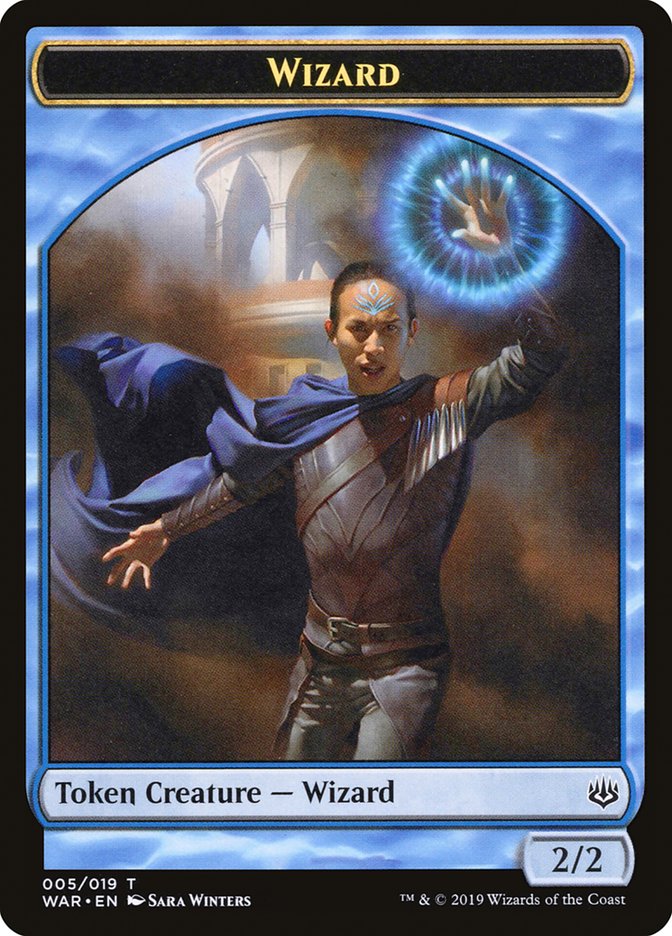 Wizard Token [War of the Spark Tokens] | Game Grid - Logan