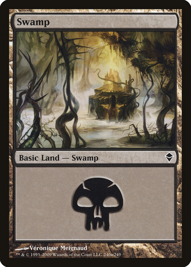 Swamp (240a) [Zendikar] | Game Grid - Logan