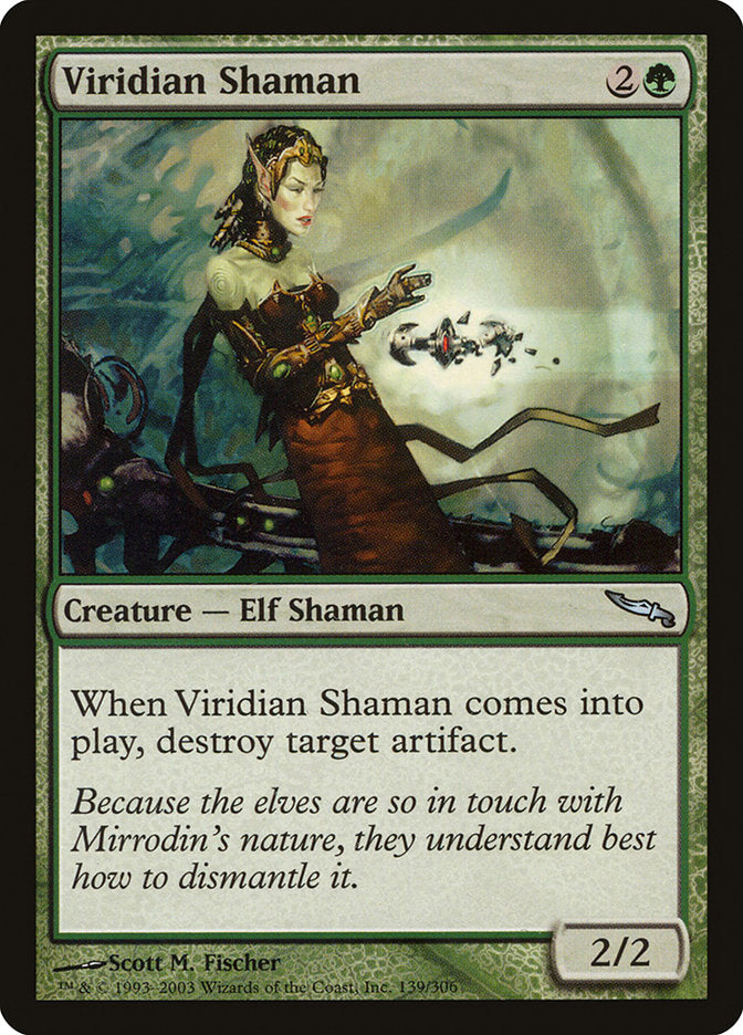 Viridian Shaman [Mirrodin] | Game Grid - Logan