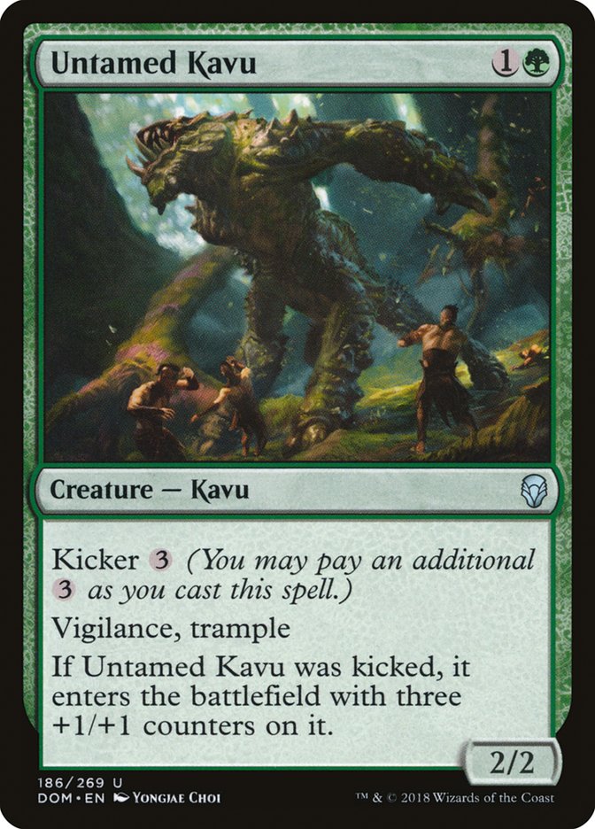 Untamed Kavu [Dominaria] | Game Grid - Logan