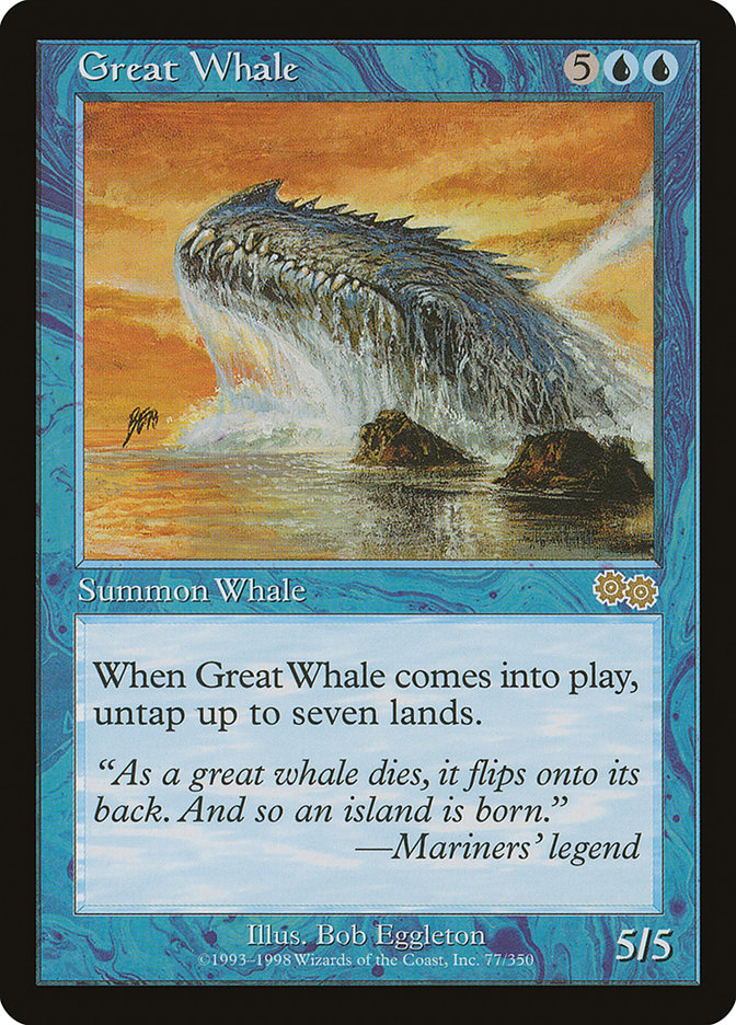 Great Whale [Urza's Saga] | Game Grid - Logan