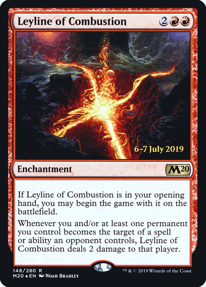 Leyline of Combustion [Core Set 2020 Prerelease Promos] | Game Grid - Logan