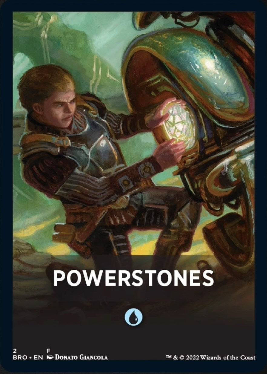 Powerstones Theme Card [The Brothers' War Tokens] | Game Grid - Logan