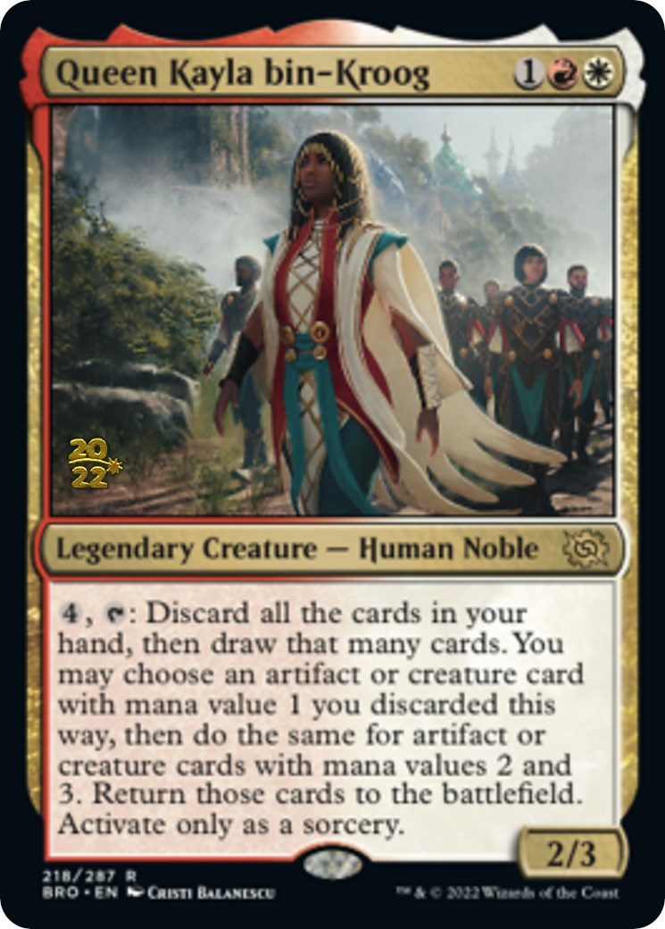 Queen Kayla bin-Kroog [The Brothers' War Prerelease Promos] | Game Grid - Logan