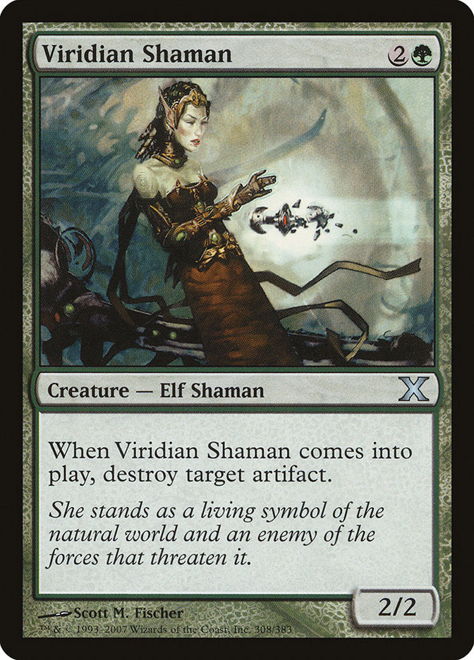 Viridian Shaman [Tenth Edition] | Game Grid - Logan