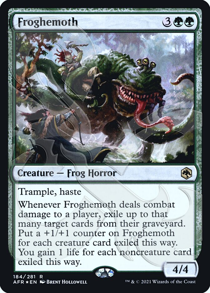 Froghemoth (Ampersand Promo) [Dungeons & Dragons: Adventures in the Forgotten Realms Promos] | Game Grid - Logan