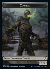 Bird (002) // Zombie Double-Sided Token [Dominaria United Tokens] | Game Grid - Logan