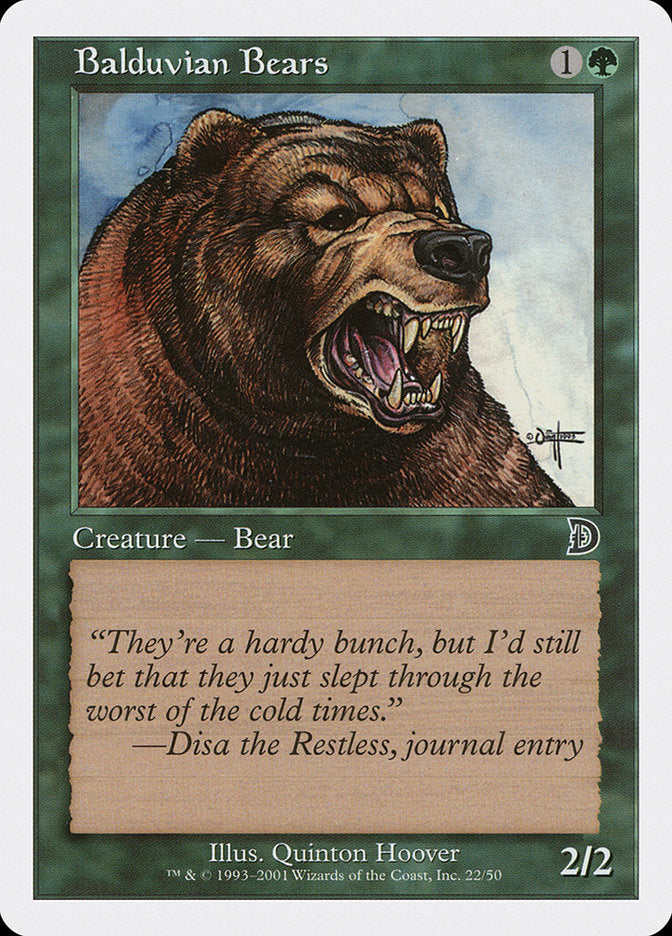 Balduvian Bears [Deckmasters] | Game Grid - Logan