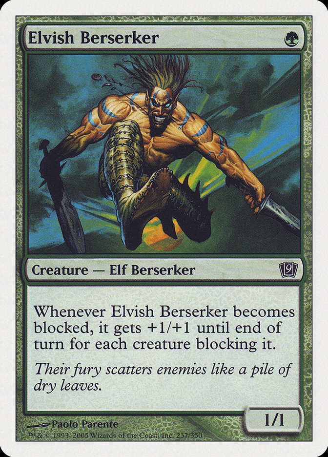 Elvish Berserker [Ninth Edition] | Game Grid - Logan