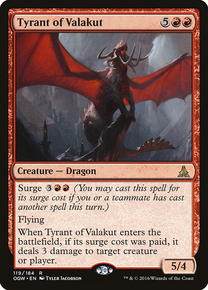 Tyrant of Valakut [Oath of the Gatewatch] | Game Grid - Logan