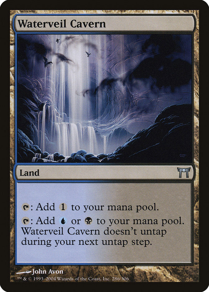 Waterveil Cavern [Champions of Kamigawa] | Game Grid - Logan