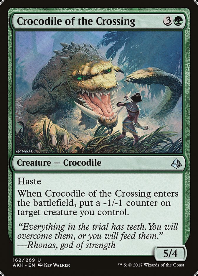 Crocodile of the Crossing [Amonkhet] | Game Grid - Logan