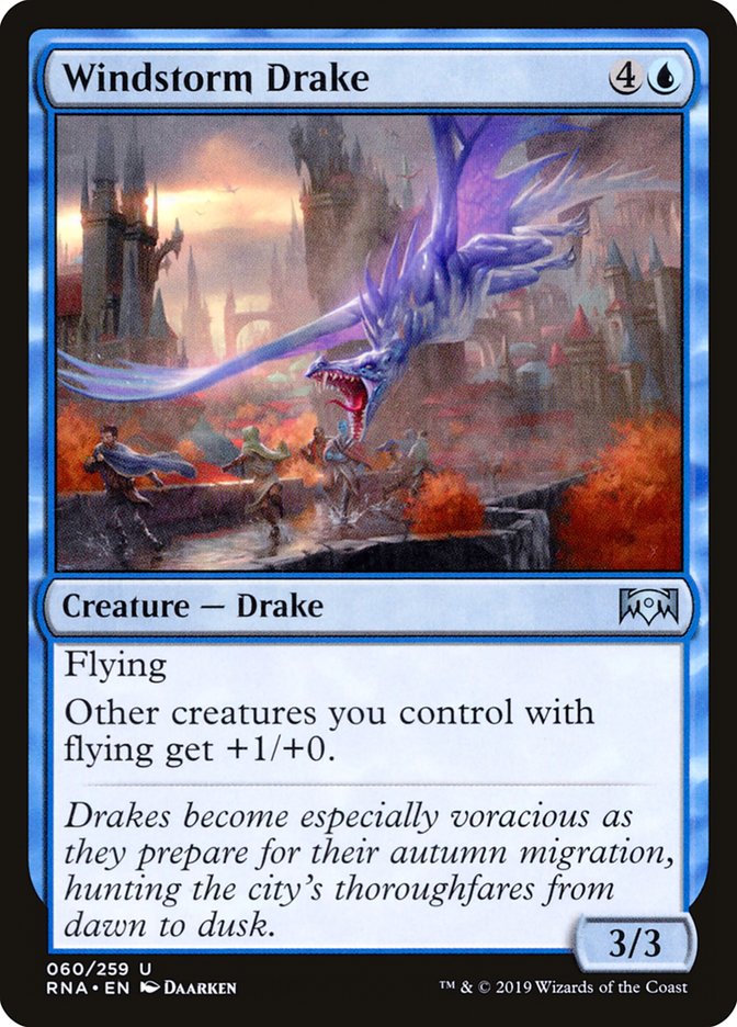 Windstorm Drake [Ravnica Allegiance] | Game Grid - Logan