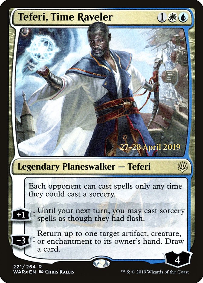 Teferi, Time Raveler [War of the Spark Prerelease Promos] | Game Grid - Logan