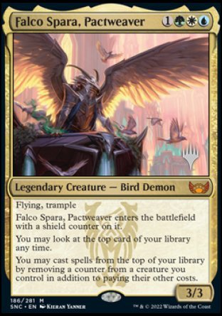 Falco Spara, Pactweaver (Promo Pack) [Streets of New Capenna Promos] | Game Grid - Logan