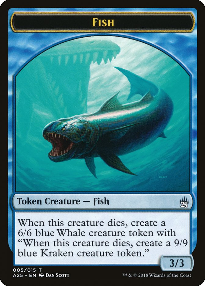 Fish Token [Masters 25 Tokens] | Game Grid - Logan