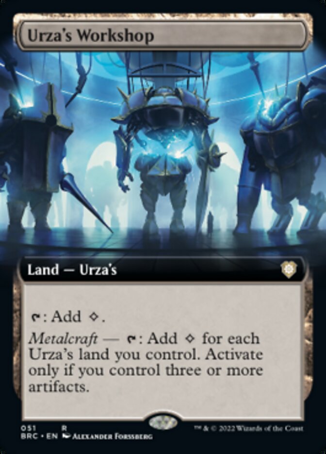 Urza's Workshop (Extended Art) [The Brothers' War Commander] | Game Grid - Logan