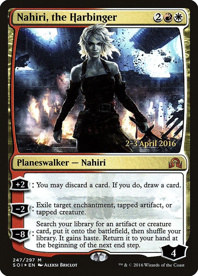 Nahiri, the Harbinger [Shadows over Innistrad Prerelease Promos] | Game Grid - Logan