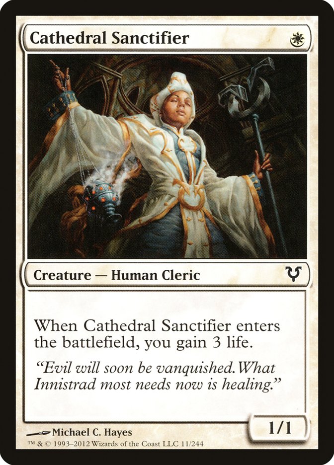 Cathedral Sanctifier [Avacyn Restored] | Game Grid - Logan