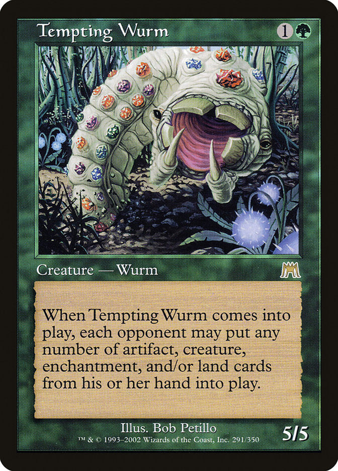 Tempting Wurm [Onslaught] | Game Grid - Logan