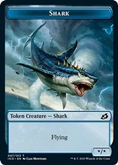 Angel Warrior // Shark Double-Sided Token [Challenger Decks 2021 Tokens] | Game Grid - Logan