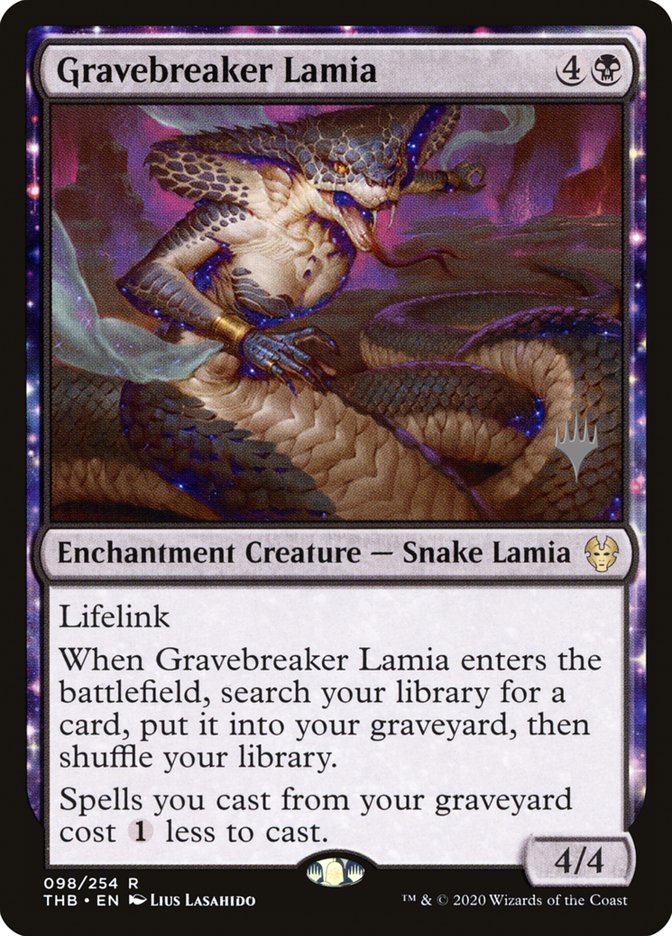 Gravebreaker Lamia (Promo Pack) [Theros Beyond Death Promos] | Game Grid - Logan