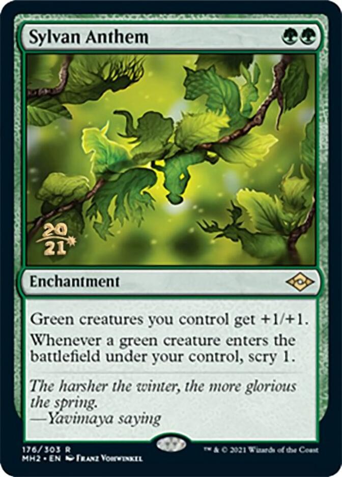 Sylvan Anthem [Modern Horizons 2 Prerelease Promos] | Game Grid - Logan